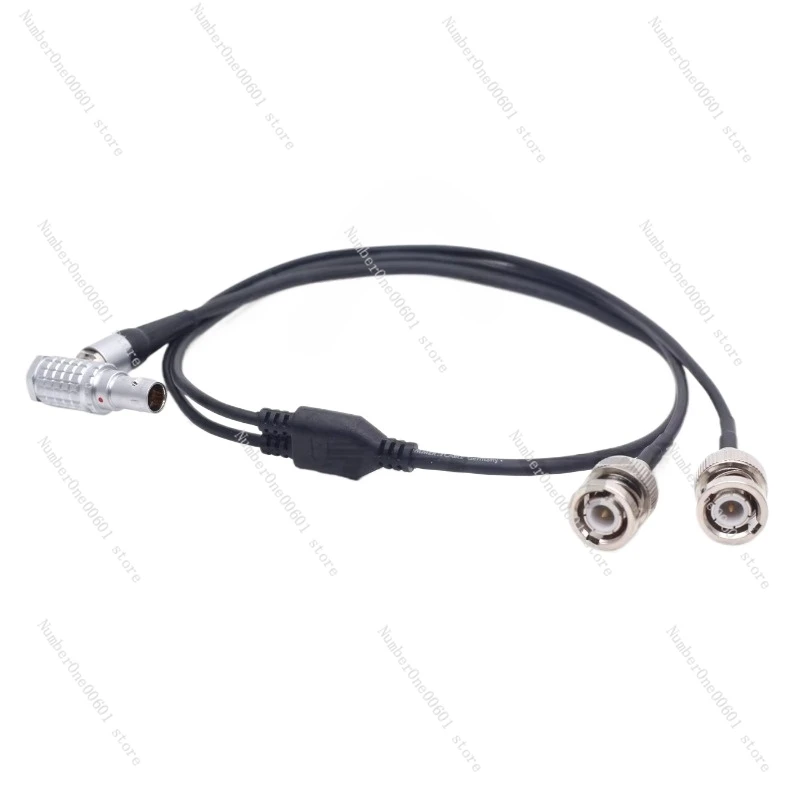 Suitable for Sound Devices XL-LB2 0B 5-pin Elbow To Double BNC Code Line Input/output