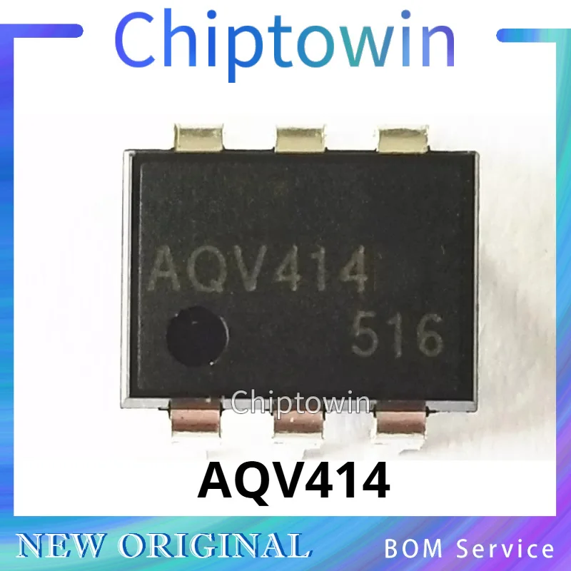 5/50/500 pcs AQV414 AQV414EH DIP-6 Optocoupler Solid State Relay W7