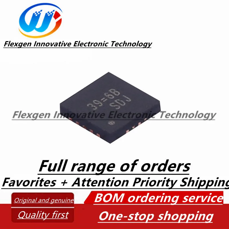 (5 pcs) RT7291AGQUF Silk screen 39= encapsulated UQFN-16 DC-DC power chip