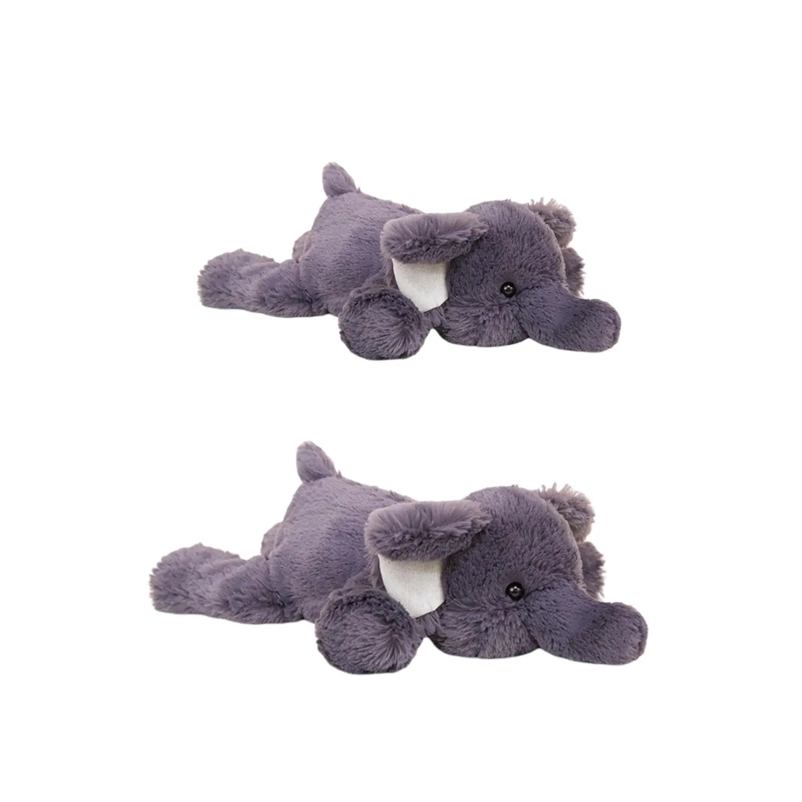 Gray Elephant Plush Toy Bedroom Decoration Plush Doll Soft Toy Hugging Plush Toy for Girls Adults Kids Teens Creative Gifts