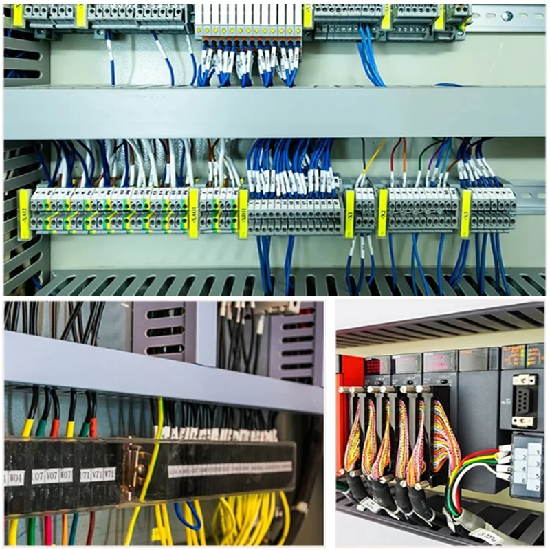 PVC Gray Industrial flame retardant insulated wire groove 50cm Open Slot Wiring Raceway Duct with Cover Cable Management System