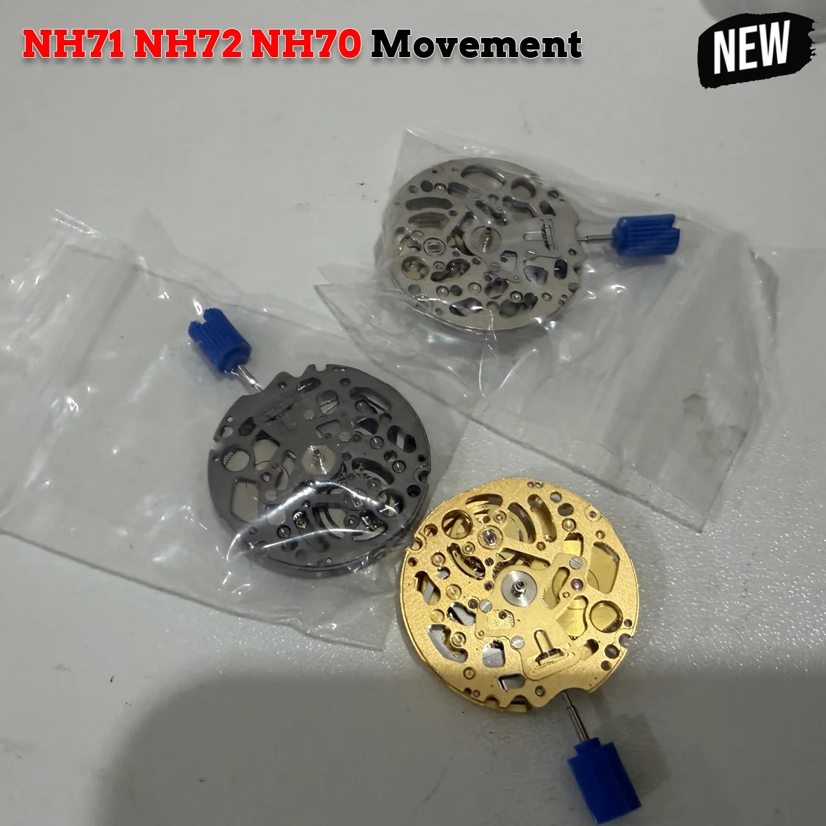 Original NH71 NH72 NH70 Japan High Accuracy Skeletonized Movement Automatic Self-winding 24 jewels Mechanism Modification Parts