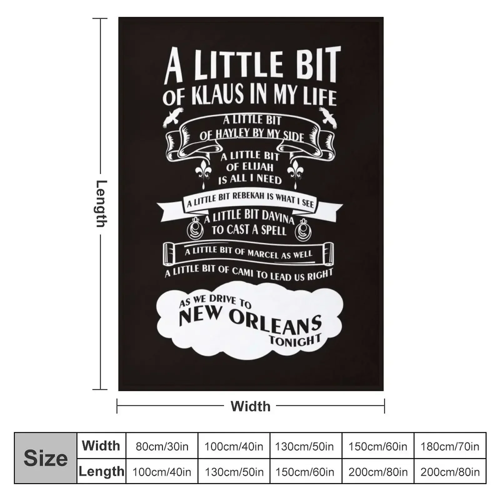 A little bit of Klaus In My Life Throw Blanket Decorative Beds Comforter Bed linens blankets and throws Large Blankets
