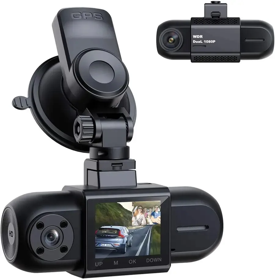 4K Dash Camera  150° View Dual Recording Front and Rear View Android Camera 1.5 - Inch TFT G - Sensor Parking Monitor