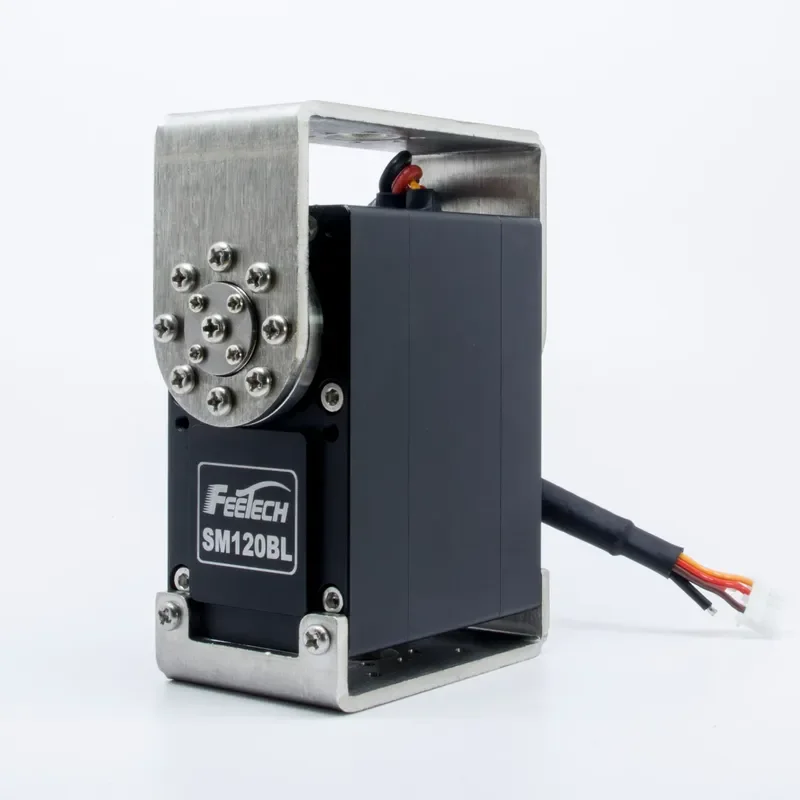 High Power High Torque Servo 24V 120kg.cm Serial Control RS485 Servo Angle Large Arms