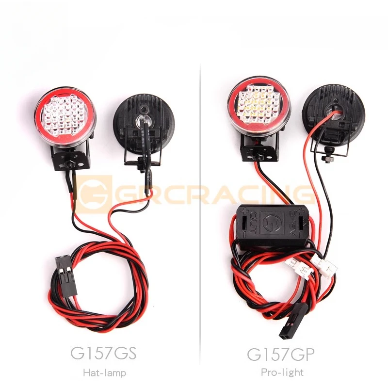 Simulation Pro High Light LED 22mm Okrągły reflektor słomkowy do samochodów gąsienicowych 1/10 RC Traxxas TRX4 AXIAL SCX10 Parts