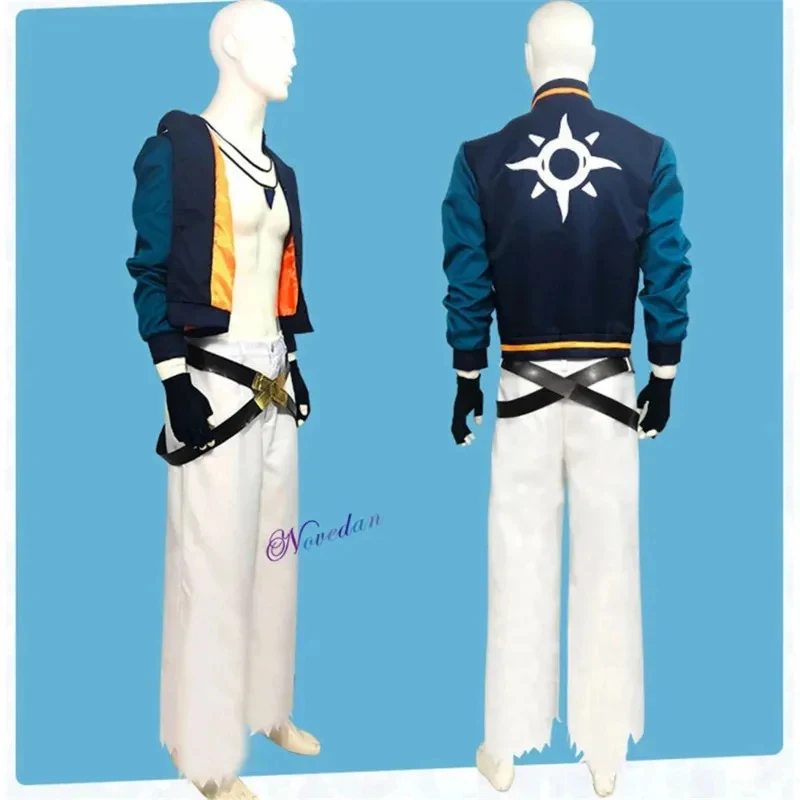 w,3;f'5\b/Anime SK8 The Infinity Joe Kojirou Nanjou Cosplay Costume Full Set Jacket Belt Necklace Wig Party Halloween 6;h\b.8'k/ view 2