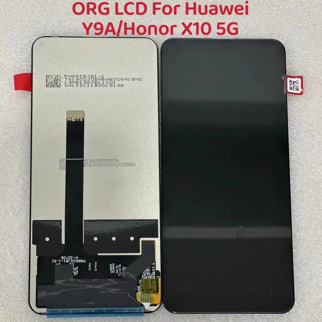 6.6 Inch LCD For Huawei Y9A LCD FRL-22 FRL-23 L22 L23 Display Touch Screen Replacement For Honor X10 5G TEL-AN00 LCD Display