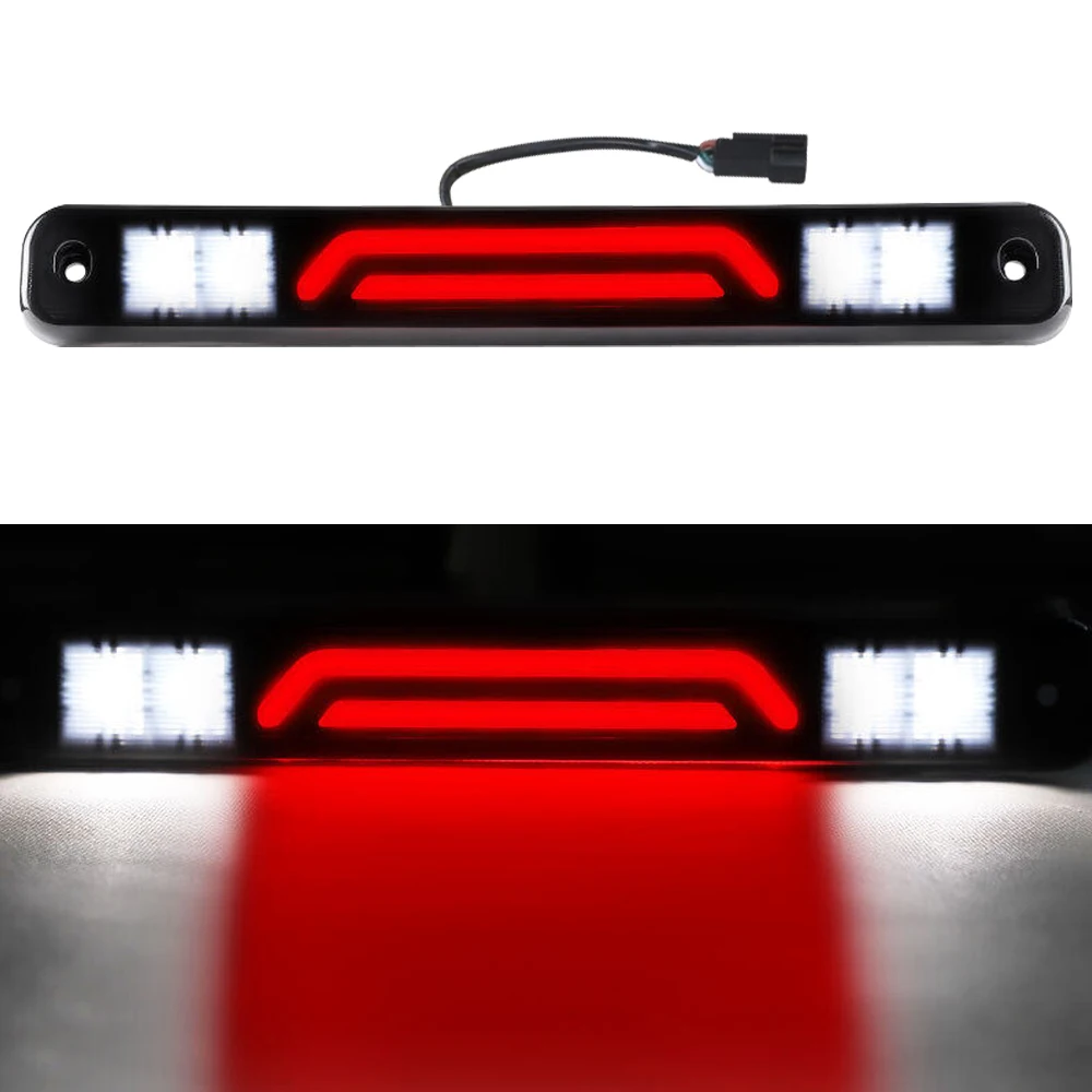 

Smoked LED 3RD Third Brake Light Back Signal Reversing Cargo Stop Rear Lamp For GMC Chevy C1500/K1500 Silverado 1988-1998