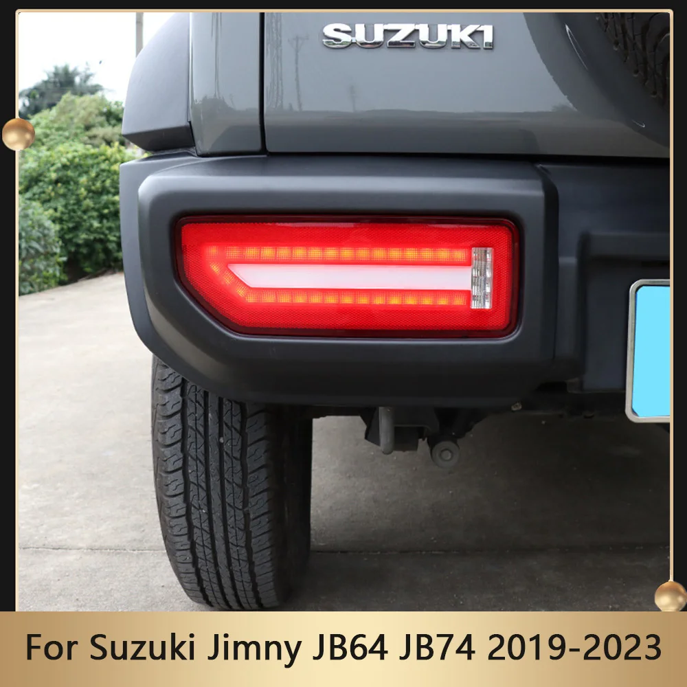 

LED Taillight For Suzuki Jimny JB64 JB74 2019-2023 Rear Lamp Parking Brake Light Flow Turn Signal Light Tail Light Assembly