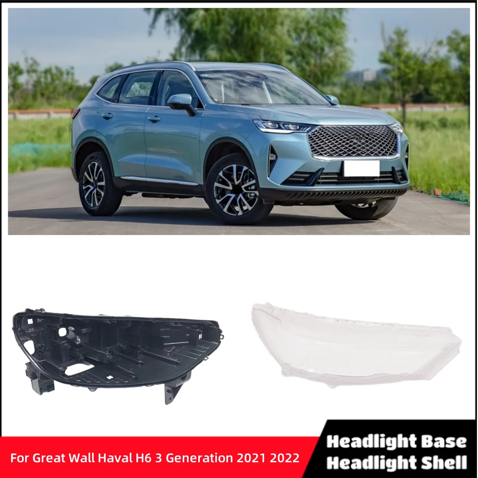 For Great Wall Haval H6 3 Generation 2021 2022 Articles Cars Base Head Lamp Shell Headlight Accessories Head Lampe Cover