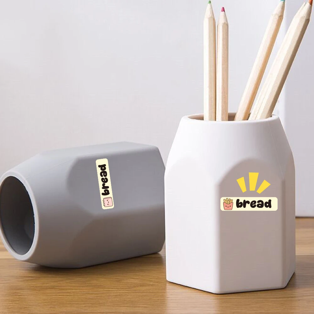 Custom toast Name Sticker,Transparent Waterproof Stickers for Kids,diy Name Labels for School Bag Bottles Pen Box Mug Uniform