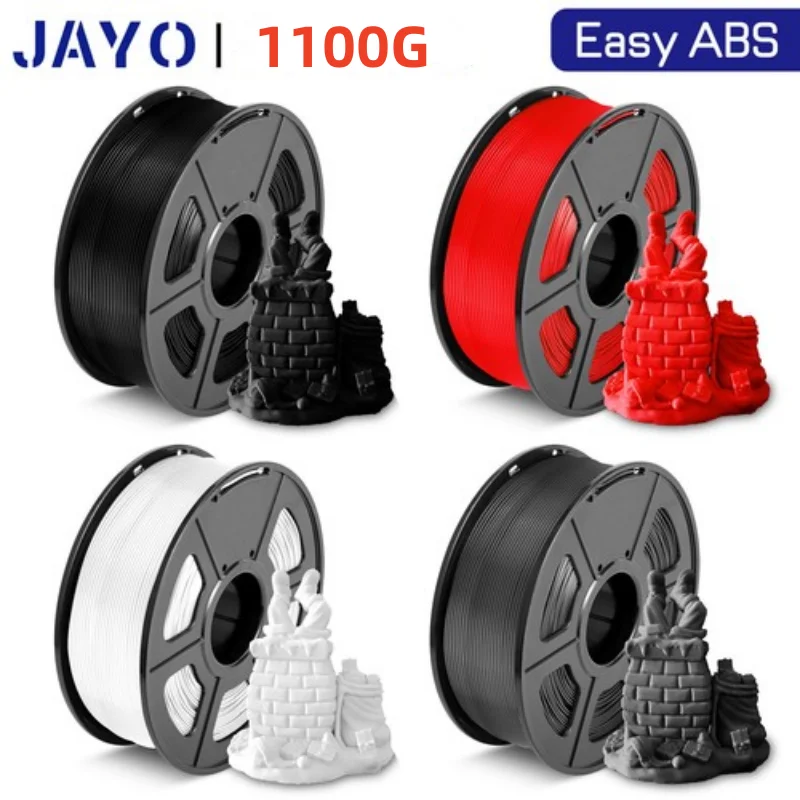 

JAYO Easy ABS 3D-нить 1,75 мм 1 кг ABS 3D-нить подходит для большинства 3D-принтеров FDM Отличная прочность Материалы для 3D-печати