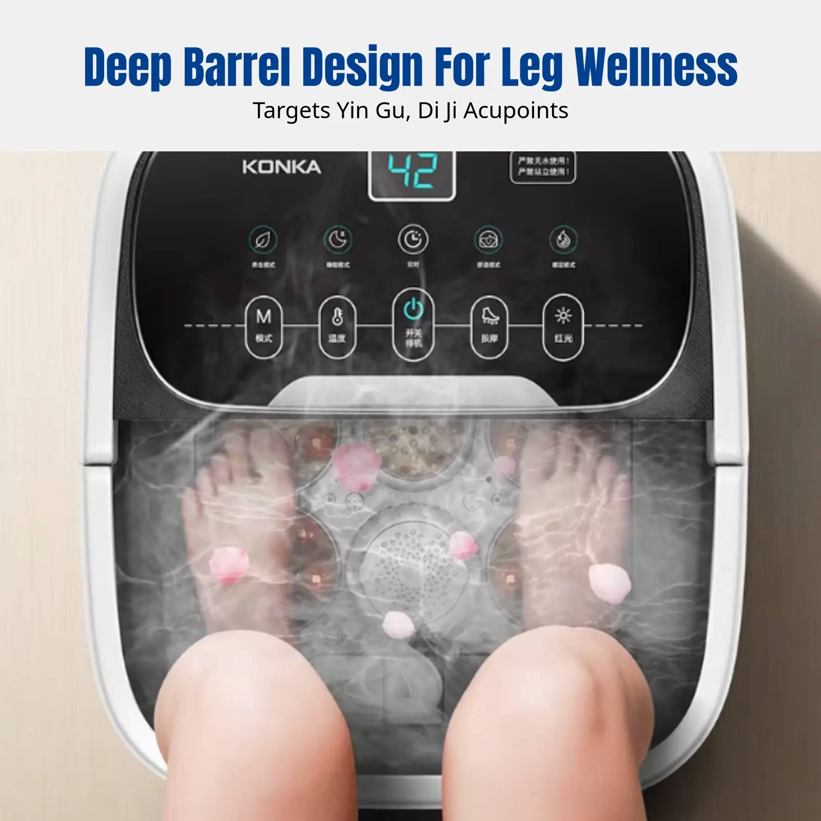 

Ванночка для ног с подогревом, автоматическая, глубокая (выше колена), для домашнего использования, с регулировкой температуры, кнопочное управление