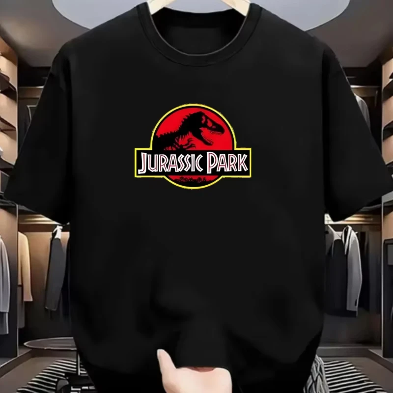 

Футболка «Парк Юрского периода» 2026 для женщин, с принтом, повседневная, забавная, с коротким рукавом, крутая футболка-топ «Мир Юрского периода»