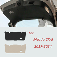 Car Rear Trunk Tailgate Pad For Mazda CX-5 CX5 KF 2017 2018-2024 PU Leather Material Tailgate Guard Mat Anti-Slip Performance