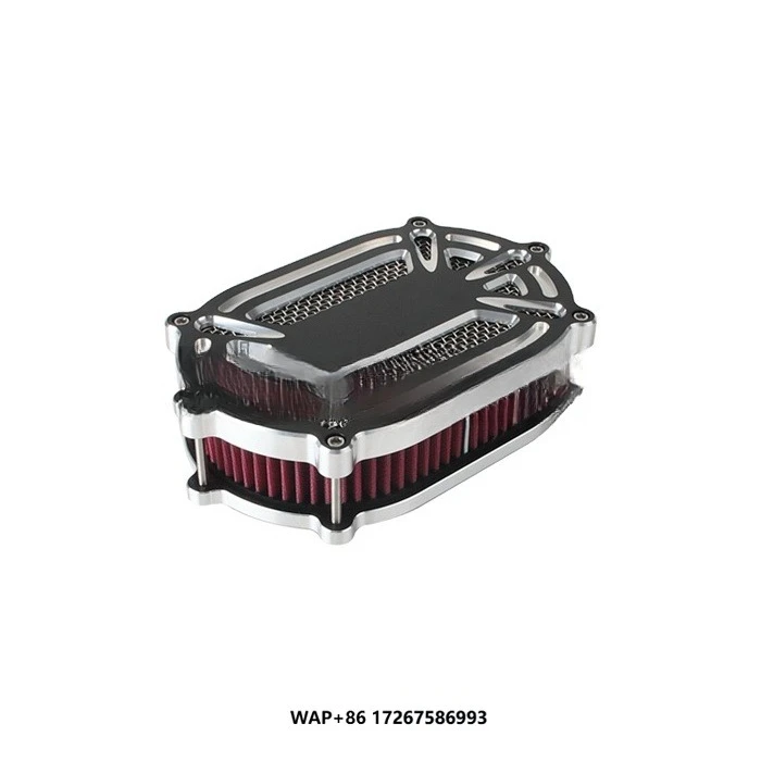 

Smooth Air Flow Easy Install Air Cleaner Filter W/ Backing Plate for Harley Softail Touring Road King 2017-2023