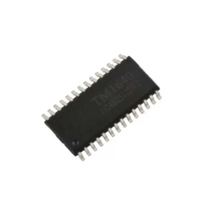 10PCS Original TM1640 LED digital SOP-28 LED driver chip, display mode (8 segments × 16 bits)