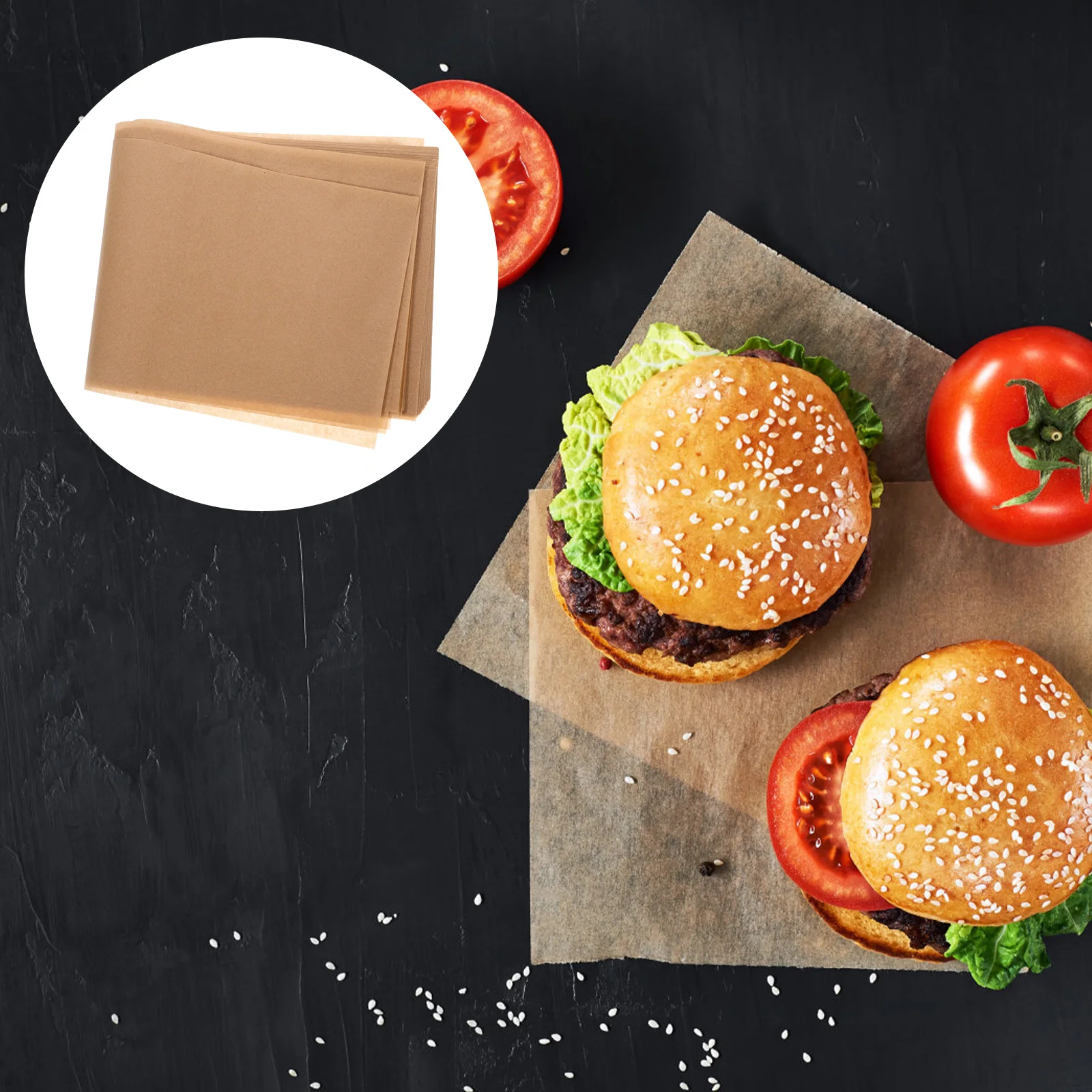 

120 Sheets Freeze Dryer Tray Paper 44x17 5cm Natural Wood Color Parchment Greaseproof Baking Liners Air Fryer Pizza Cookie