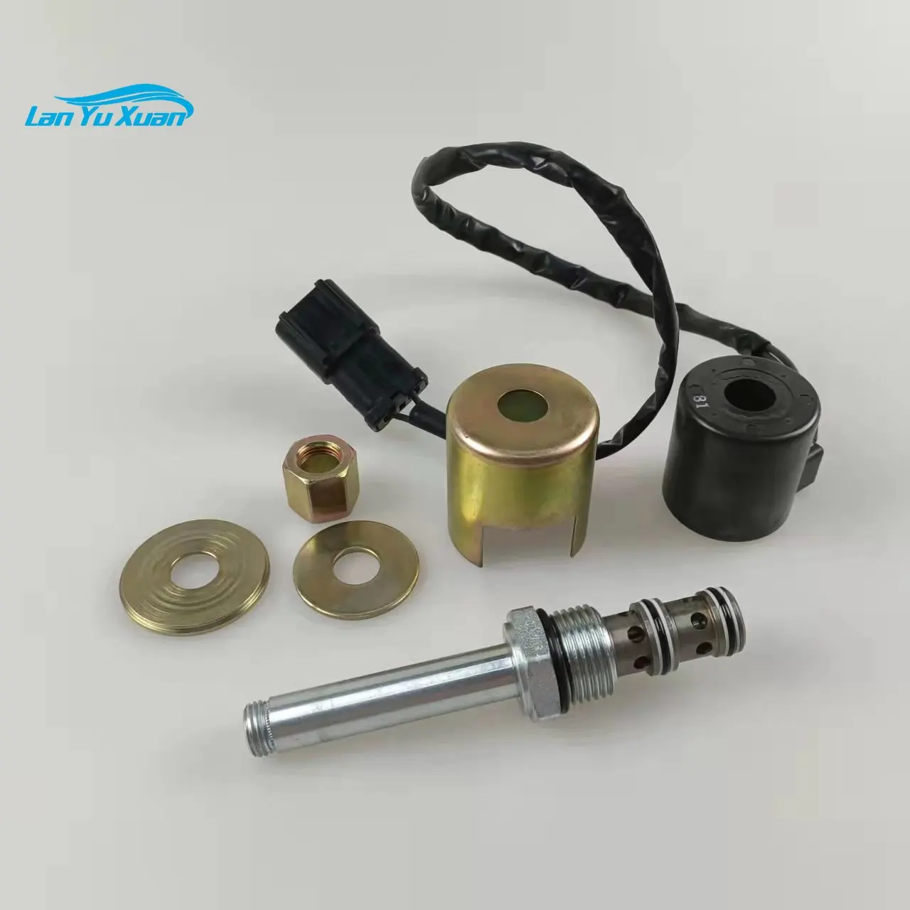 6D95 Engine Swing Solenoid Valve 20Y-60-22121 20Y-60-22122 20Y-60-22123 For PC200-6 PC210-6 PC220-6 Excavator Accessories