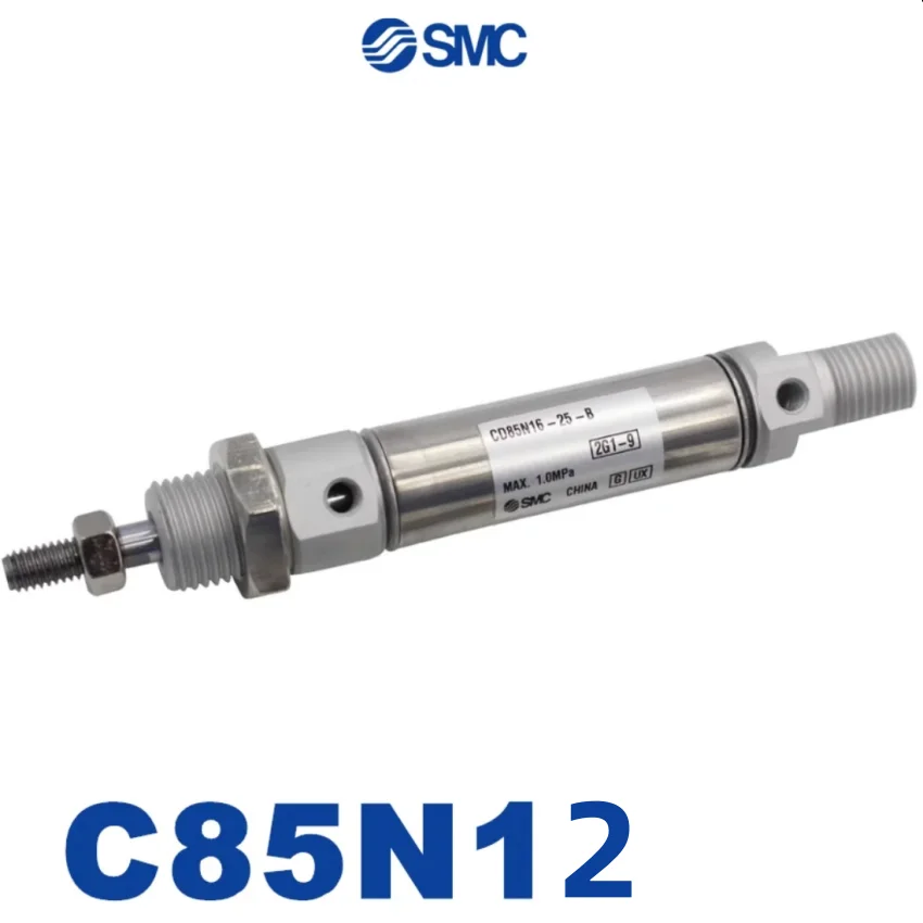 

C85N12 CD85N12 C85N SMC Air Cylinder: Standard Double Acting, Single Rod C85N12-10 C85N12-20 c85n12-40 C85N12-80