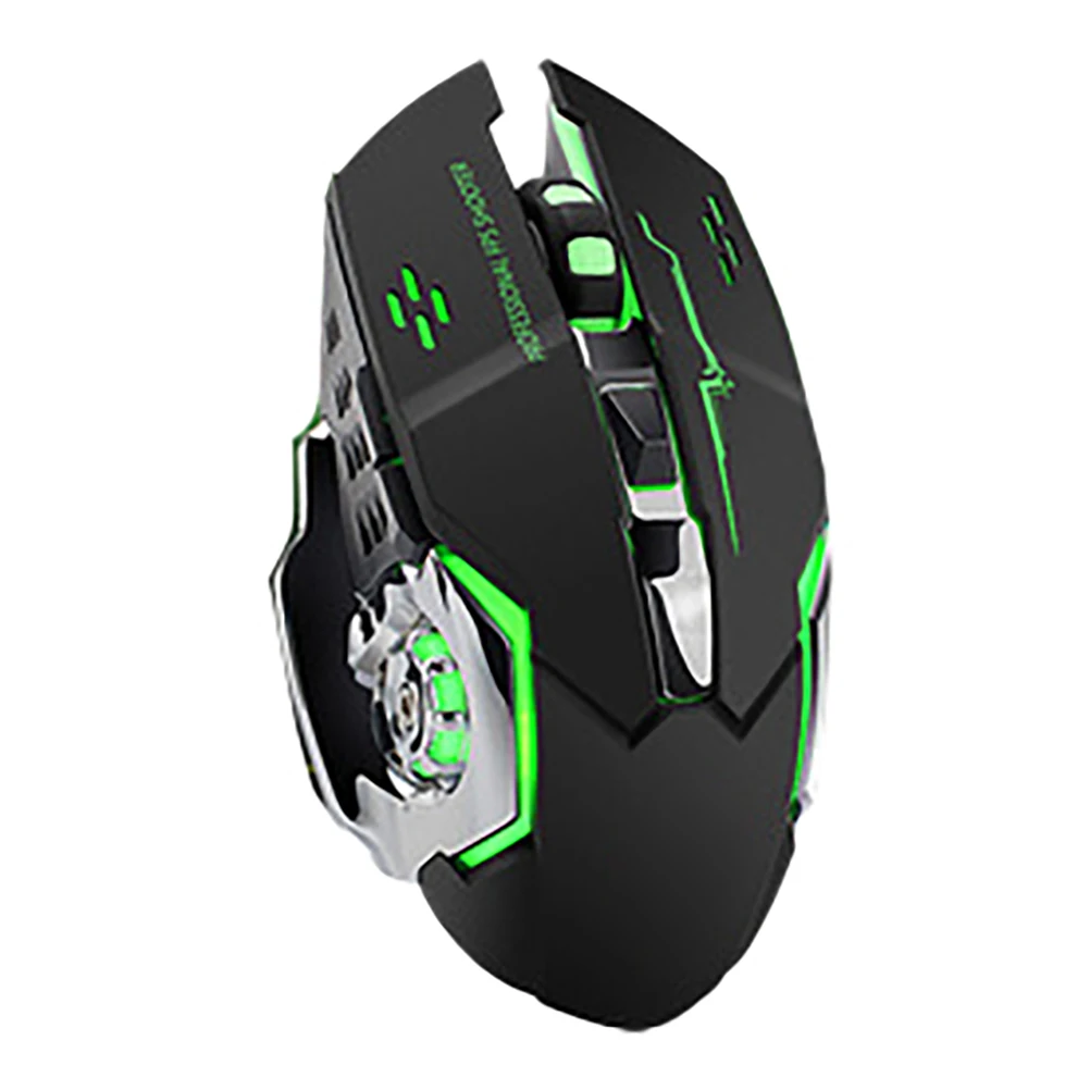 

Electroplating Mechanical Gaming Mouse Wireless Ergonomic Design for Home Office Colored Computer Mice Smooth Operation Accurate