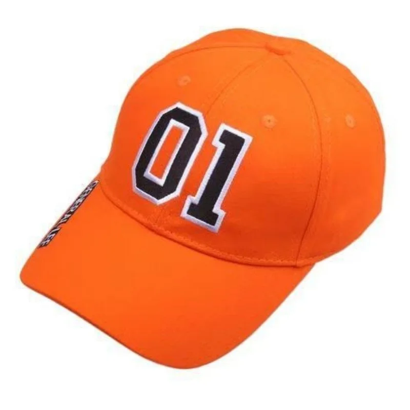 일반 리 01 오렌지 자수 모자 굿 올' 보이 듀크스 야구 모자