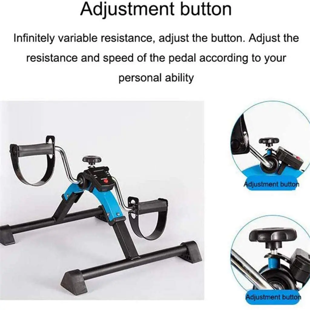 Faltbarer Pedal trainer Heimtrainer Fitness ausrüstung Arm-und Beintra iner Trainings gerät Mini-Fahrrad trainer Fahrrad pedal trainer