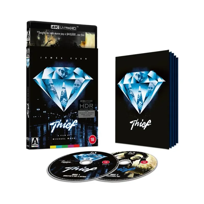 British Version Arrow 4K Blu Ray Thief Alone