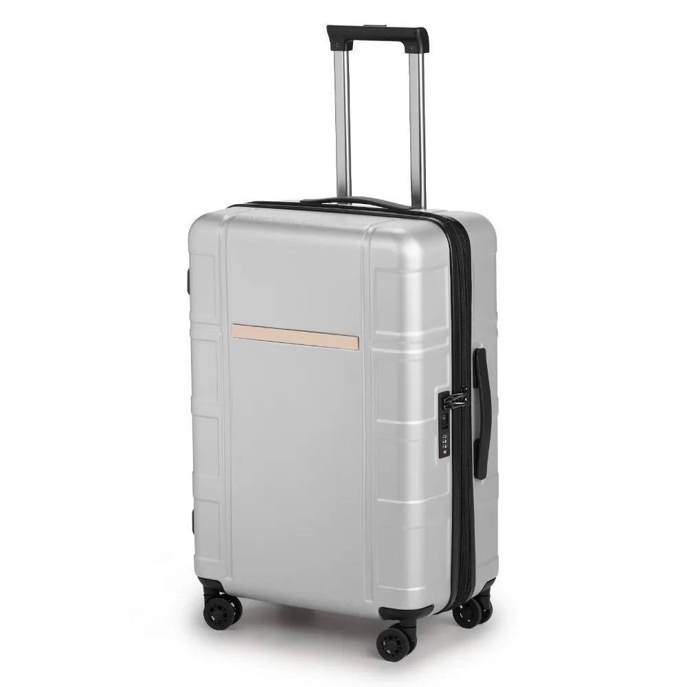 

Luggage 24" Suitcase PC+ABS with TSA Lock Expandable Spinner Carry on Hardshell Lightweight