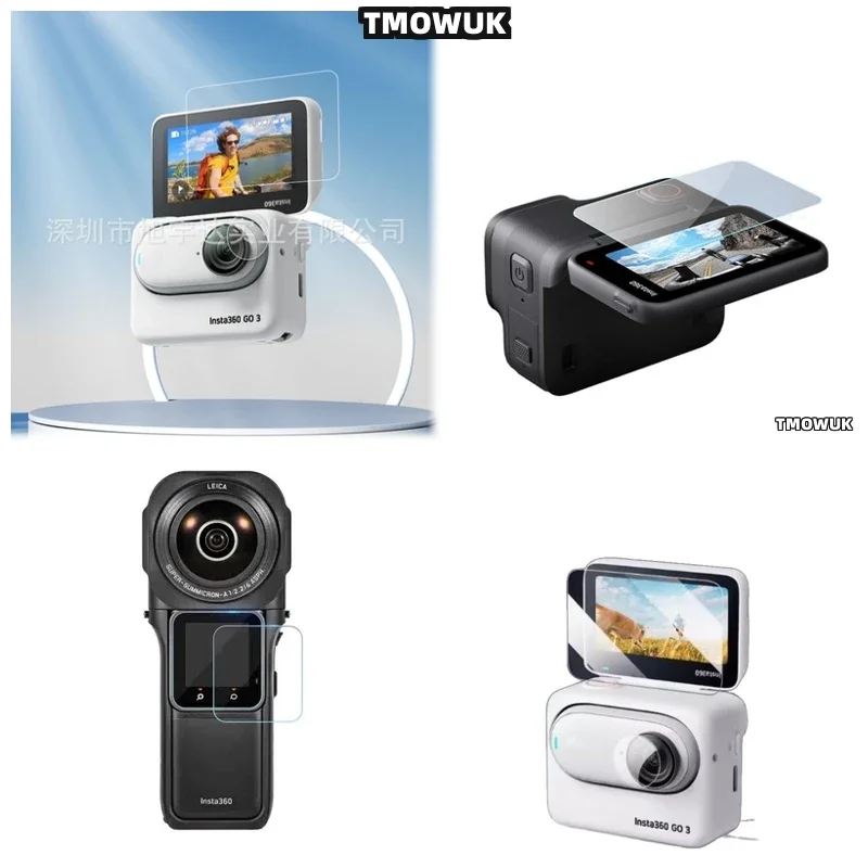 

Hard Tempered Glass Screen With Anti - Aging TPU Lens Film For Insta360 Link 2 Link 2C