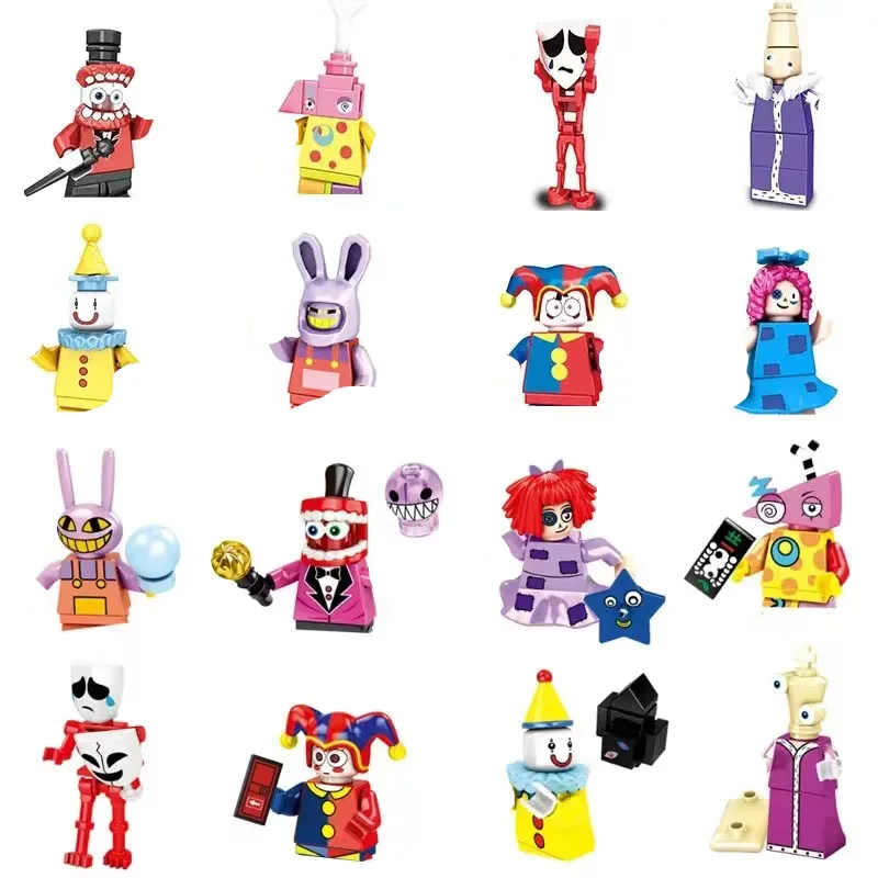 

Anime figures Children's Magic Blocks, Amazing Digital Circus, Mini Action Dolls, Blocks, Gifts, Christmas Gifts