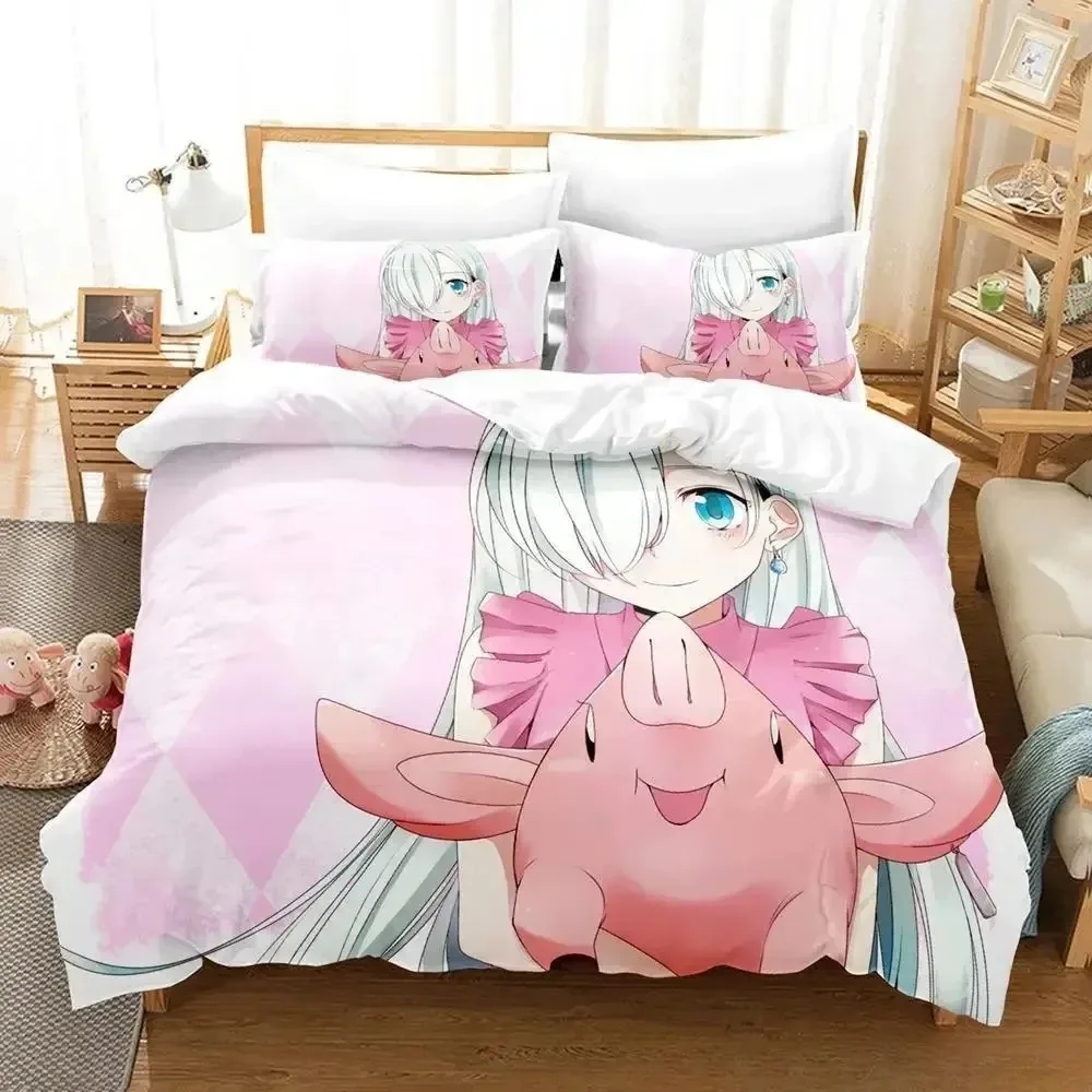 

Escanor The Seven Deadly Sins 3D NEW Duvet Cover Pillowcase Bedding Set Adult Boy Girl Bedroom Decoration Single Double Large