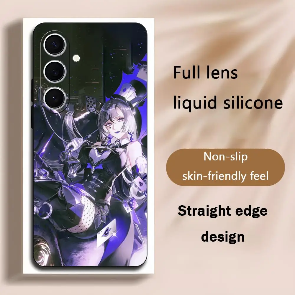 Punishing Gray Raven Popular Phone Case For Samsung Galaxy S26 S25 S24 S23 S22 S21 Plus Ultra Note20 Soft Black