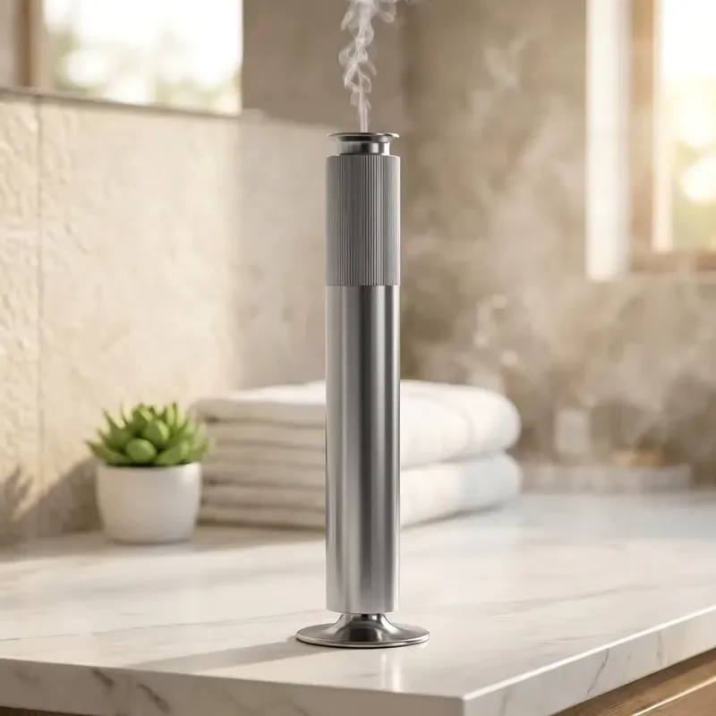 Rechargeable Smart App-Controlled Two-Fluid Fragrance Diffuser Aluminum Body Color Mood Light Leak-Proof Atomizer 100ml Large