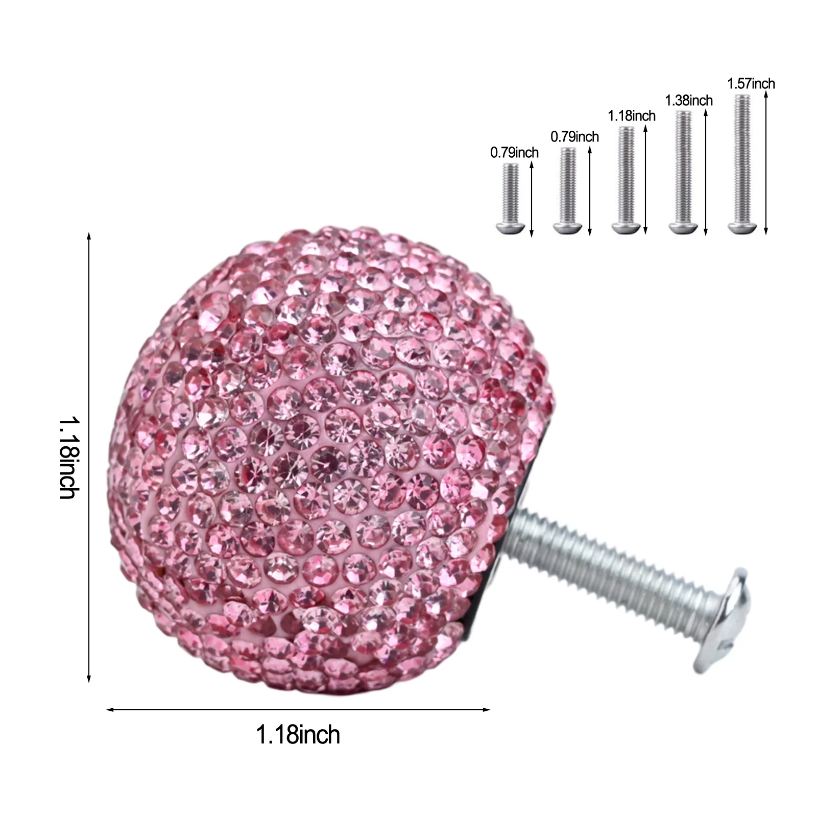 

Дверные ручки для шкафов, белые, 2 шт., розовые, в форме шара, черные, ручки для дверей и ящиков, блестящие, голубые