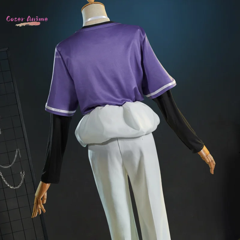 아이덴티티 V 이솝 칼 언더테이커 코스프레 의상 BLK 유니폼 할로윈 카니발 파티 크리스마스 역할 놀이 의류 의류