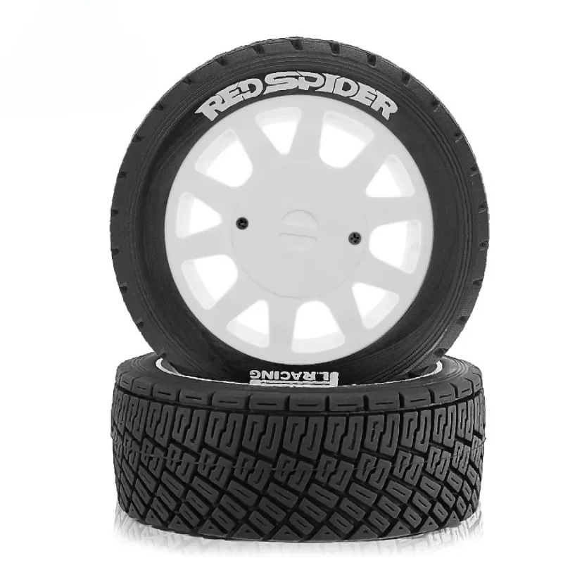 4pcs 100mm 1/7 1/8 RC Rally Off-Road Buggy Tires Wheel 17mm Hex for ARRMA Trxs Redcat Team Losi Kyosho HPI WR8 HSP RC Car
