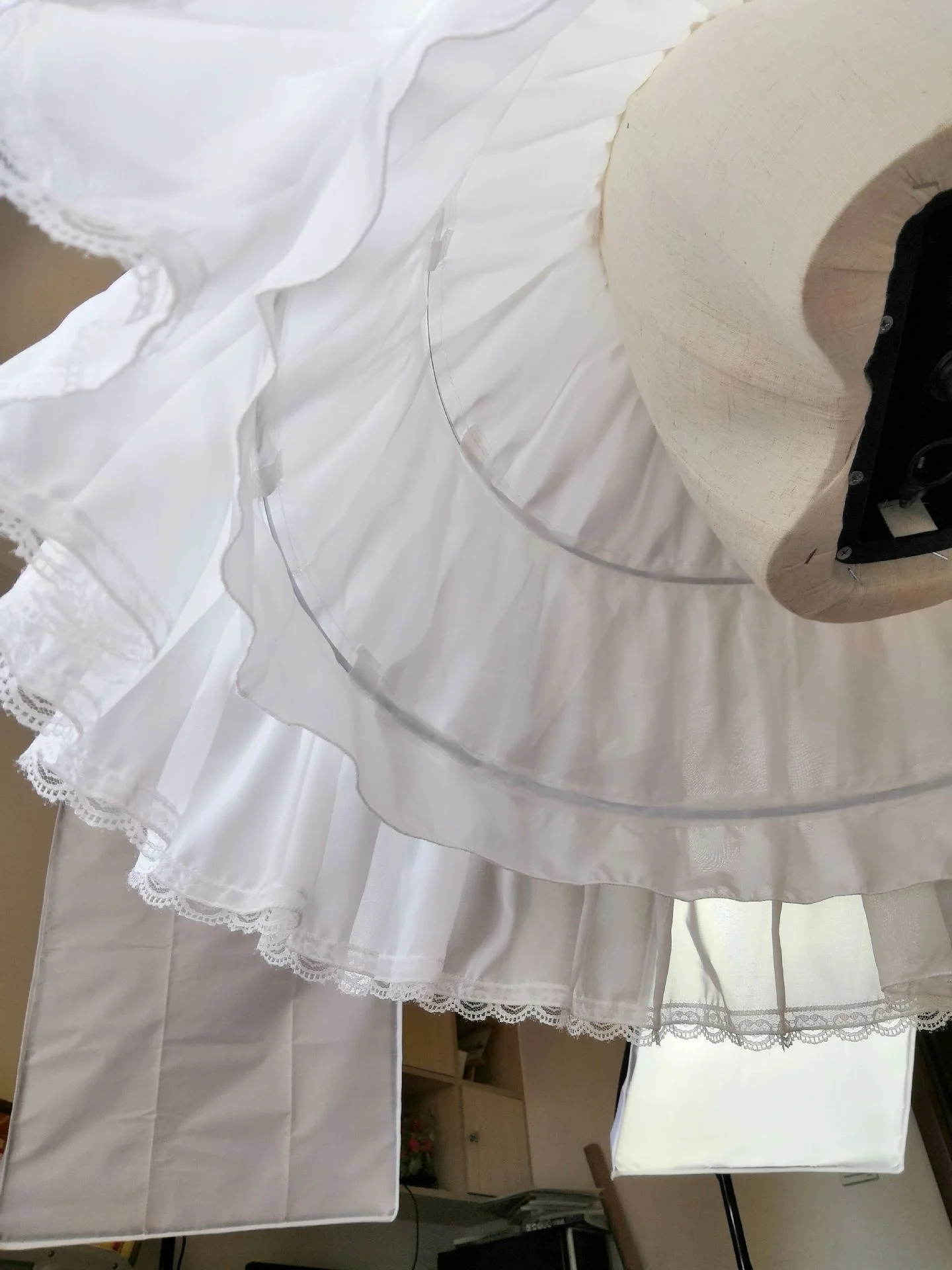 Robe de Cosplay Lolita Crinoline en arêtes de poisson, robe de fille douce et ajustable, printemps/été