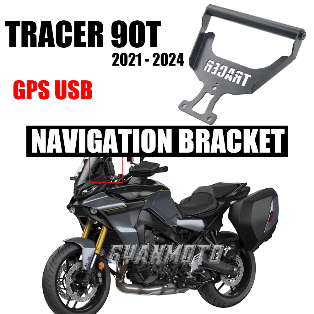 

FOR YAMAHA Tracer 9GT GPS Navigation Bracket 900GT Extension Bracket Modification Accessories Navigation Bracket