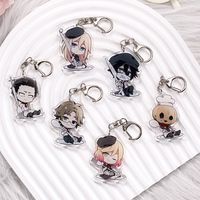 Anime Characters Angels of Death 2 Trendy Car Keychain Accessories Bag Charm Creative Backpack Pendant Keyring Gifts For Friends