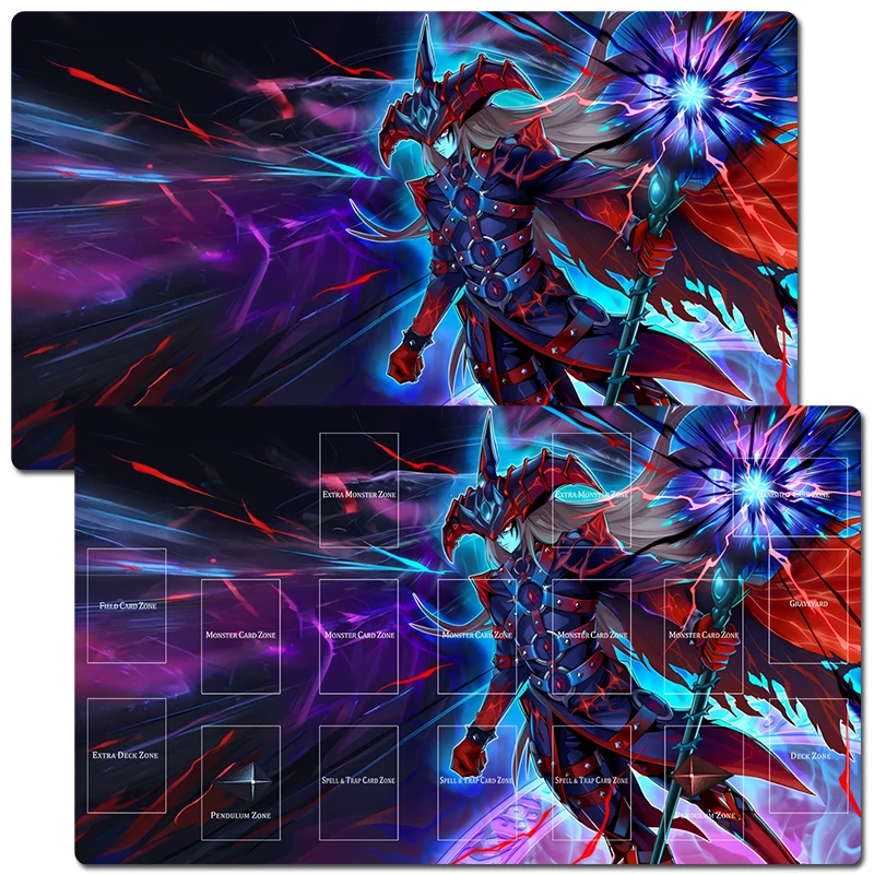 

YuGiOh Dark Magician of Destruction TCG CCG Mat Trading Card Game Mat Playmat Mousepad Mouse Pad Rubber Table Desk Playing Mat