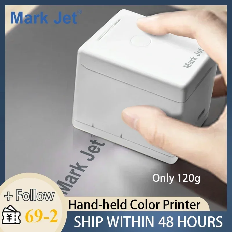 

IN STOCK Mark Jet Mini Color Printer Portable Handheld Inkjet Printer WIFI Wireless Connection PrinCube DIY Label Printers