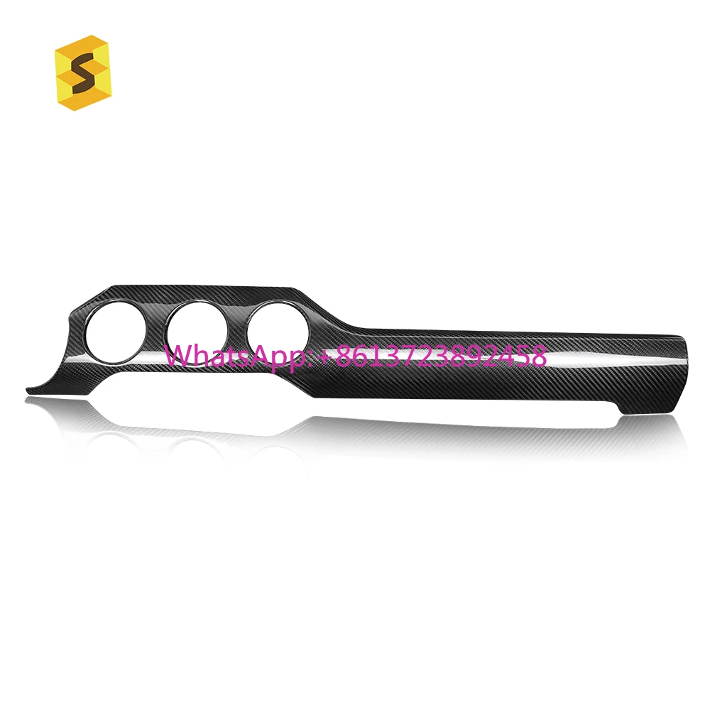 

Shasha Carbon Fiber Accessories Centre Dashboard Right Side Trim Car Interior Trim for Mustang 2015-2023