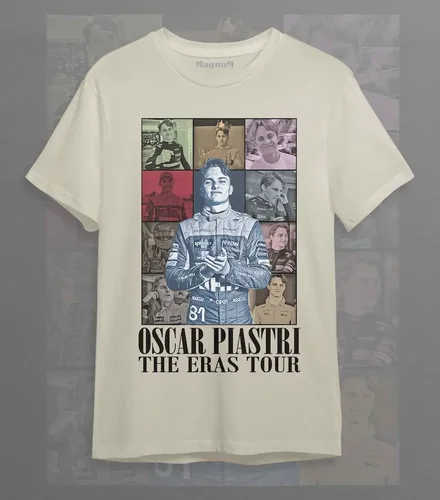 Imagen 2 del producto Camiseta Unisex de Oscar Piastri The Eras tour, Softstyle