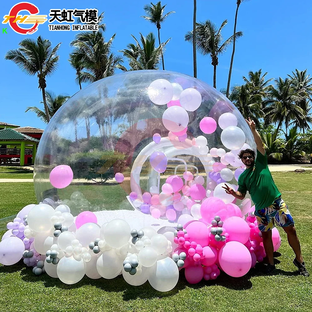 

3m/4m Dia Inflatable Bubble House 5m Bubble Tent with Tunnel Bouncy Castles Carnival Toys for Sale