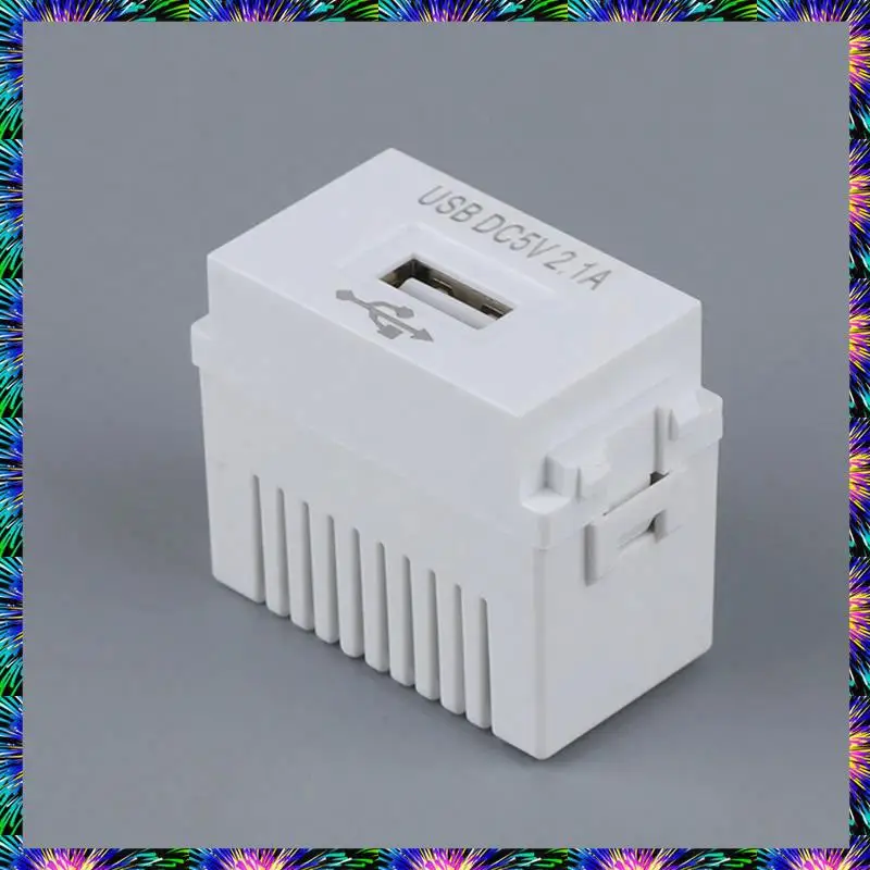 ZIZI 2X Phone Charging Panel USB Power Module 220V Socket 5V Transformer 2.1A USB Charging Power Socket Switching Adapter