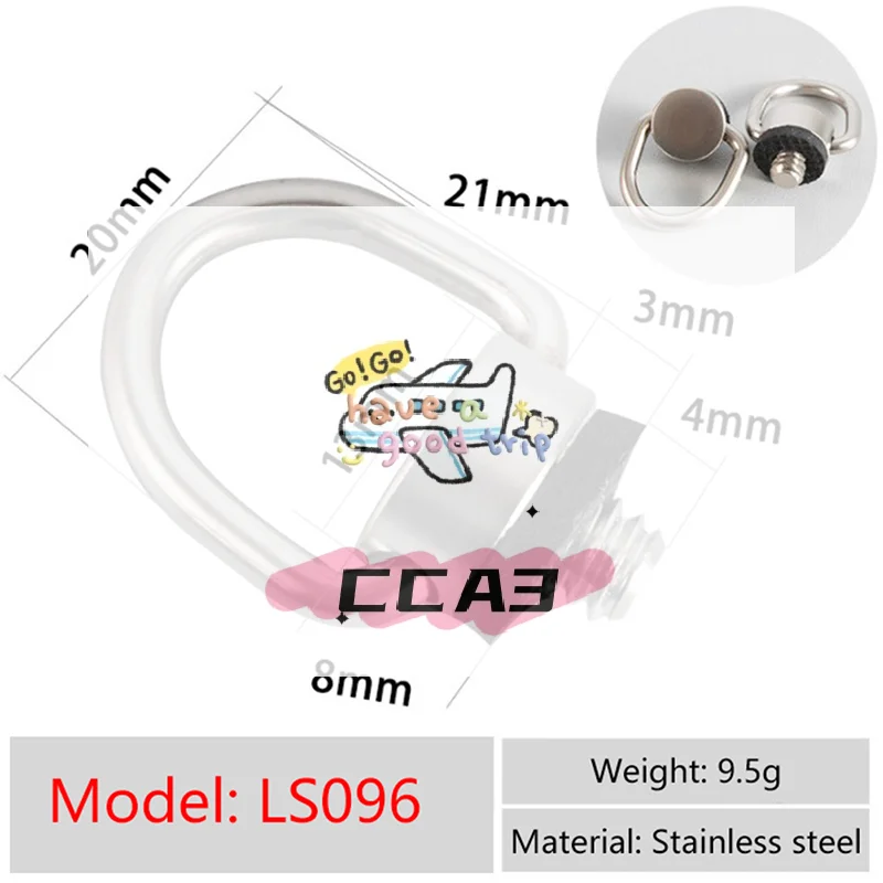 1/4 Strap Screw D Ring Camera Screw Mount 1/4 Inch Quick Release Plate Screw Adapter For The Camera Photography Accessories