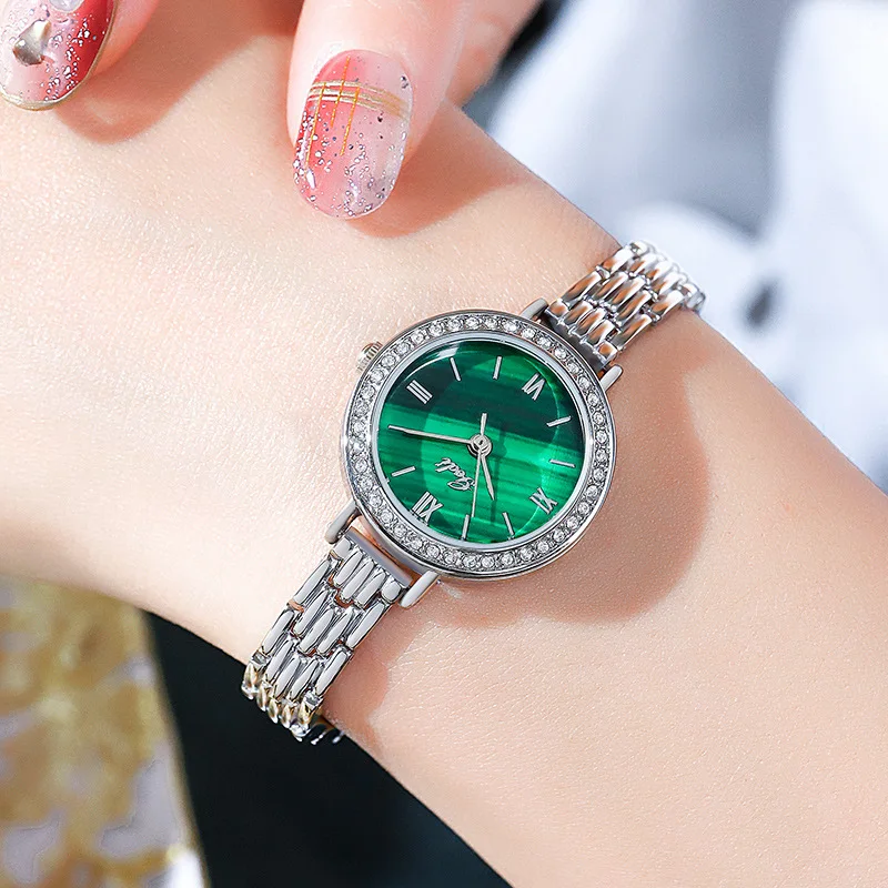 

UTHAI CQ475 модные женские часы круглый браслет из сплава водонепроницаемые кварцевые часы легкие роскошные часы подарок, часы для женщин ﻿