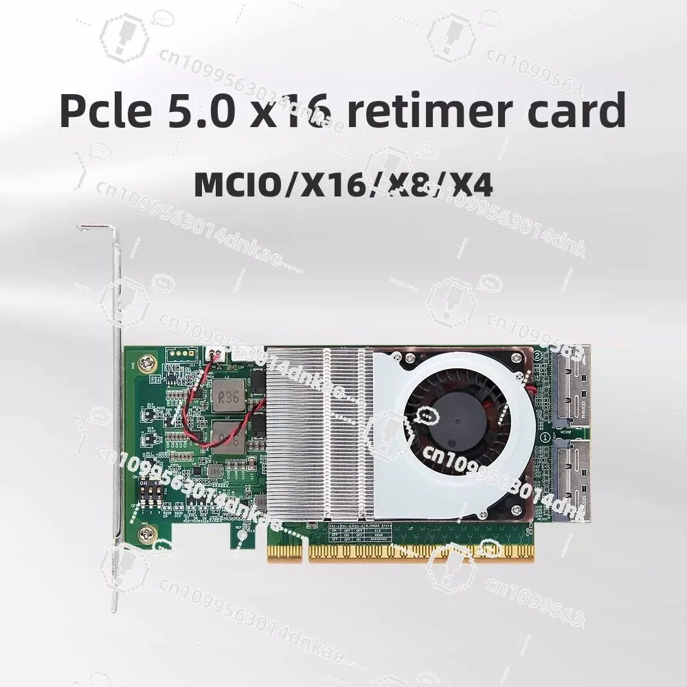 PCIe 5.0Retimer Card MCIOX16/X8/Graphics Card/SSD